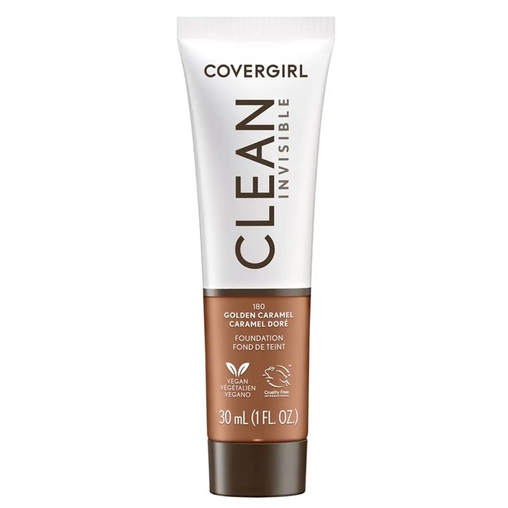 COVERGIRL Clean Invisible Foundation - Golden Caramel, NEW